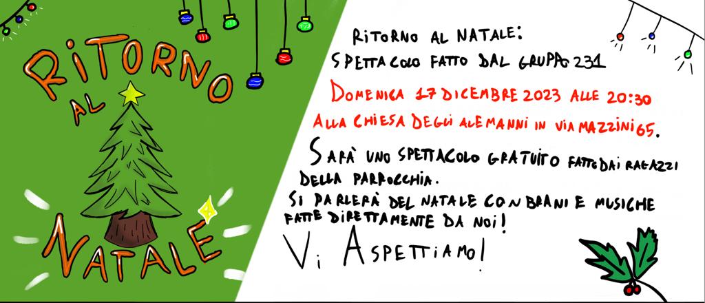 Spettacolo 17 dicembre