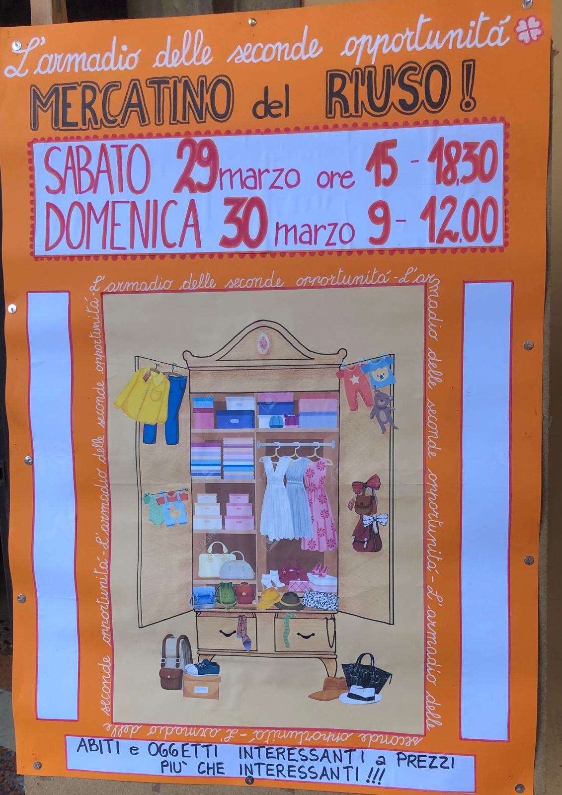 mercatino 29 e 30 marzo 2025